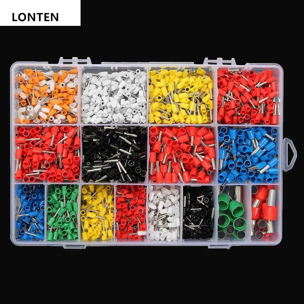 Custom Lonten CT06 2120Pcs Wire Copper Crimp Insulated Cord Pin End Terminal 22 to 5 AWG Manufacturer