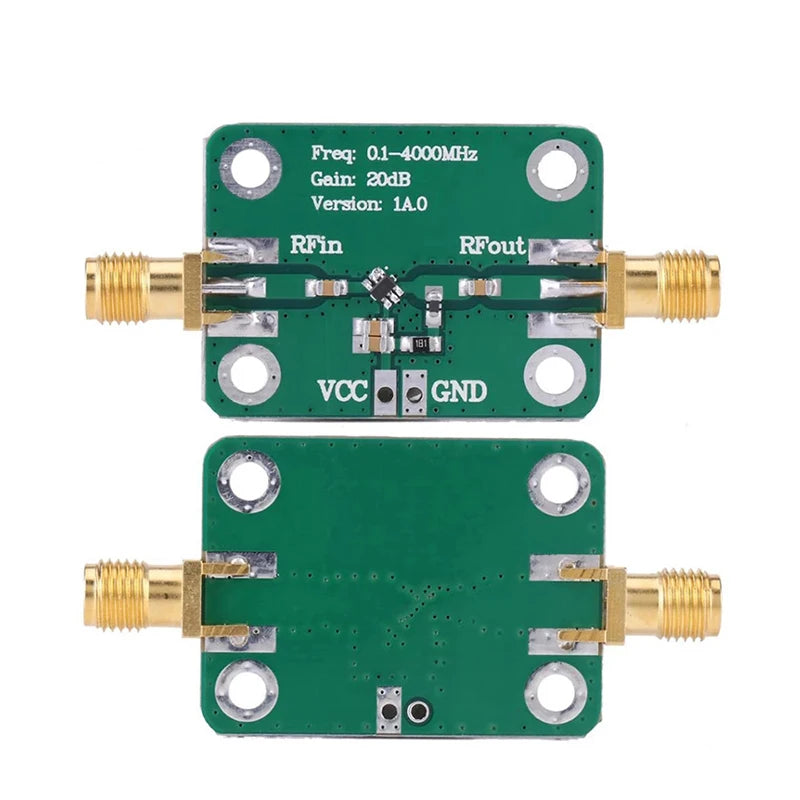 Custom LNA 0.1-4000MHz 20dB Broadband RF amplifier for FM HF VHF / UHF Ham Radio remote control receiver wifi modules Manufacturer