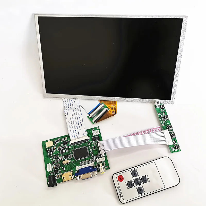 Custom 9 inch LCD panel+9 inch LCD display module resolution 1024 * 600 DYI kits for Raspberry Pi 3B 2 Car LCD module Manufacturer