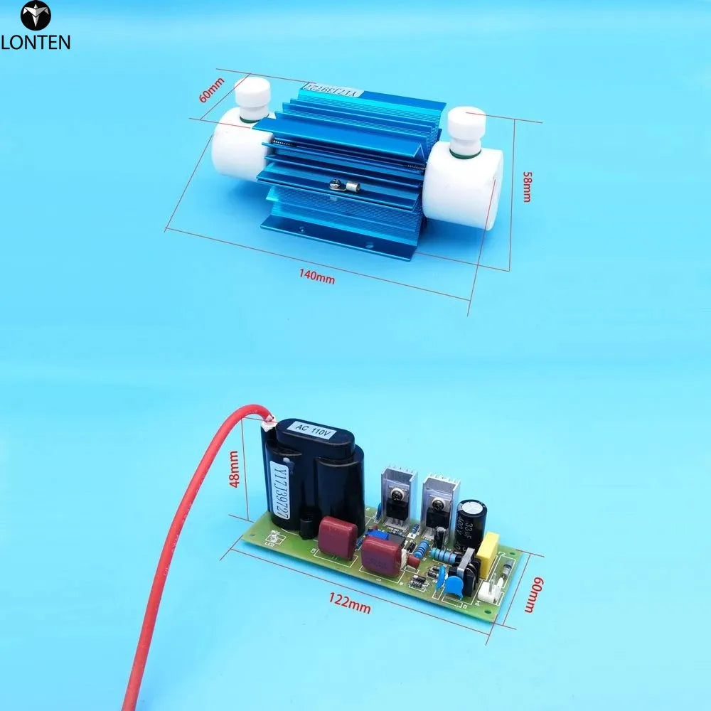 Custom OEM SMT DIP assembly PCB prototype fabrication PCBA manufacturer 110V/220V 5g Silica Tube Ozone Generator Module Manufacturer