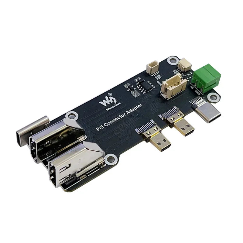 Custom Raspberry Pi 5/4B Extension Board Adapter Micro for to for 4K All Ports to USB Side HAT for PI5
