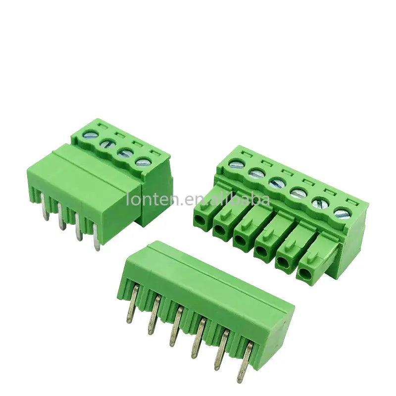 Custom 10PCS 15EDG 3.81MM 3.5MM KF2EDG PCB Screw Terminal Block Connector PLUG PIN HEADER SOCKET 2/3/4/5/6/7/8P Manufacturer