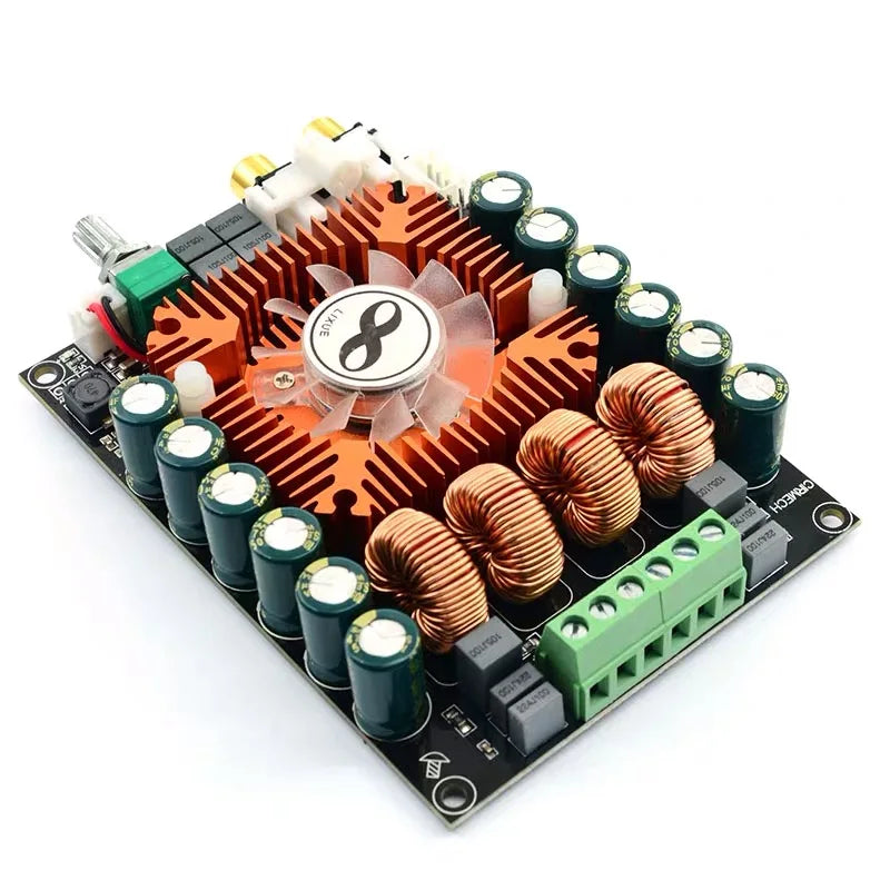 Custom 2*160W TDA7498E power digital amplifier board Audio 2.0 HIFI stereo Class D BTL 220W DC12V-36V AMP amplifiers pcb assembly Manufacturer