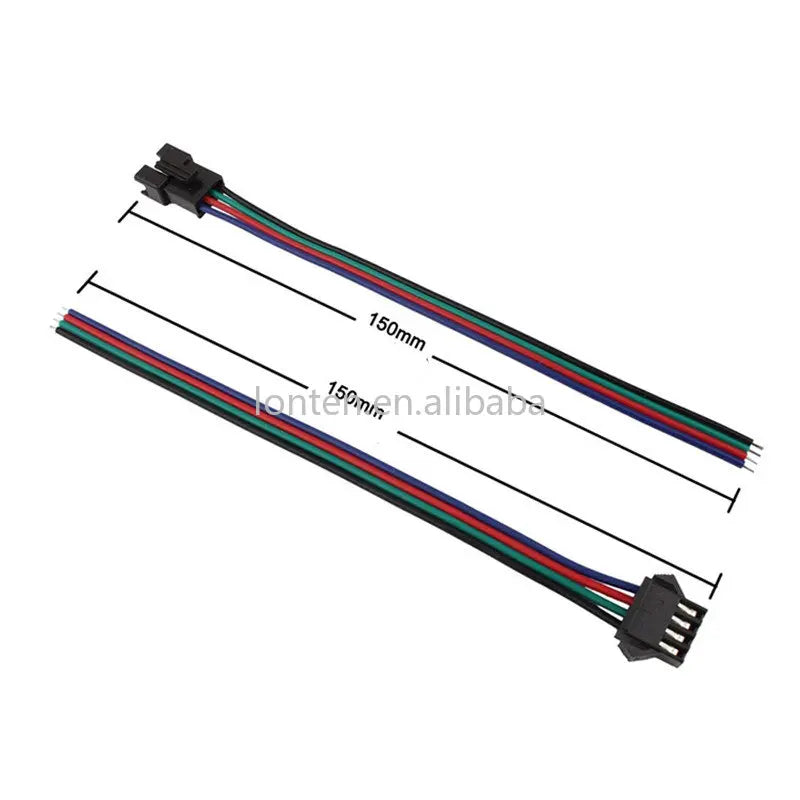 Custom 15cm JST SM2.54 2P 3P 4P 5P 6P Plug Socket Male to Female Wire Connector LED Strips Lamp Driver Connectors Quick Adapter Manufacturer