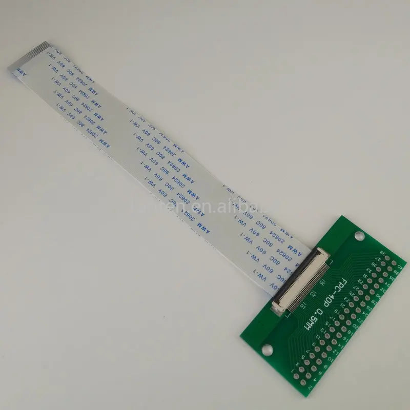 Custom Custom 1set FFC/FPC Connector + 0.5mm pitch 50/100/200mm Length FFC Cable 6P 8P 10P 12P 14P 20P 30P 40P 50PIN Manufacturer