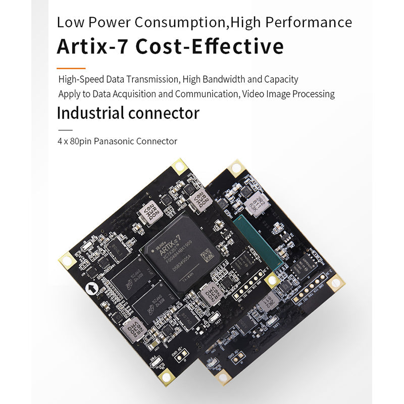 SoMs AC7A035 AC7A200: XILINX Artix-7 200T/100T/35T FPGA Core Board Industrial Grade Module  Custom PCB ethernet switch pcba customize