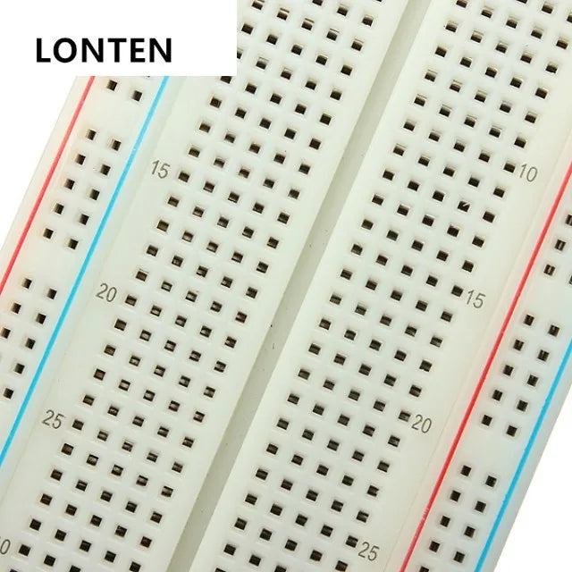 Custom Lonten MB102 830 Tie Points Solderless PCB Breadboard 65 Pcs Jumper Cables Manufacturer