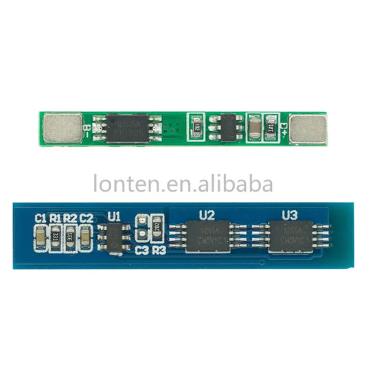 Custom 100PCS 1S 3.7V 3A /2S 3A li-ion BMS PCM battery protection board pcm for 18650 lithium ion li battery Manufacturer