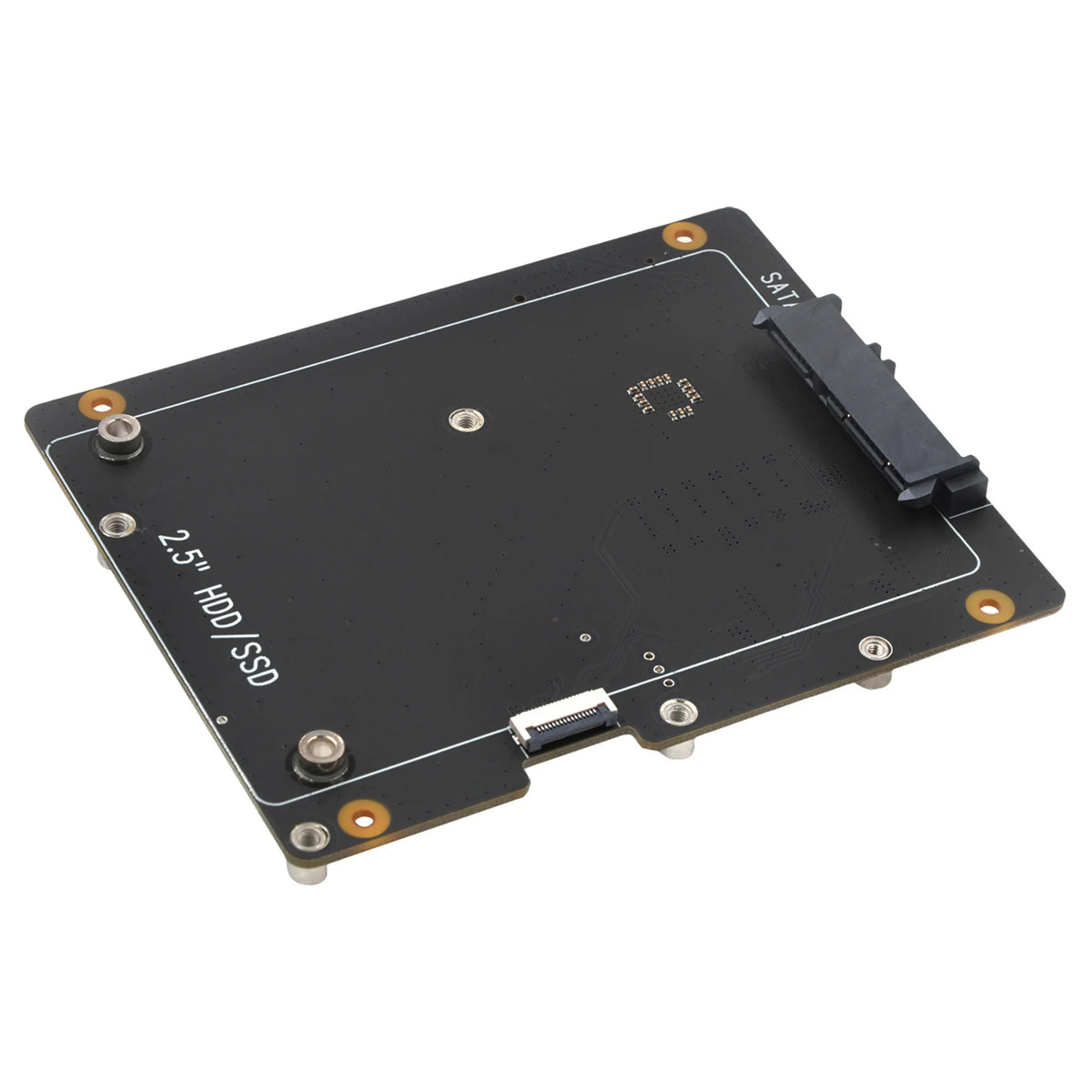 Custom  X1006 PCIe to 2.5" SATA SSD/HDD+M.2 2280 SSD Shield for Raspberry Pi 5 (NOT Support Boot from SSD)