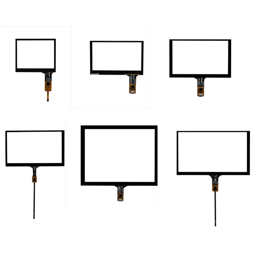Custom 3.5/4.3/5/6.5/7/8/9 Inch Universal Capacitive Touchscreen Digitizer For Car Navigation Multimedia Touch Panel Glass Manufacturer