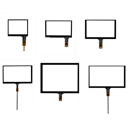 Custom 3.5/4.3/5/6.5/7/8/9 Inch Universal Capacitive Touchscreen Digitizer For Car Navigation Multimedia Touch Panel Glass Manufacturer