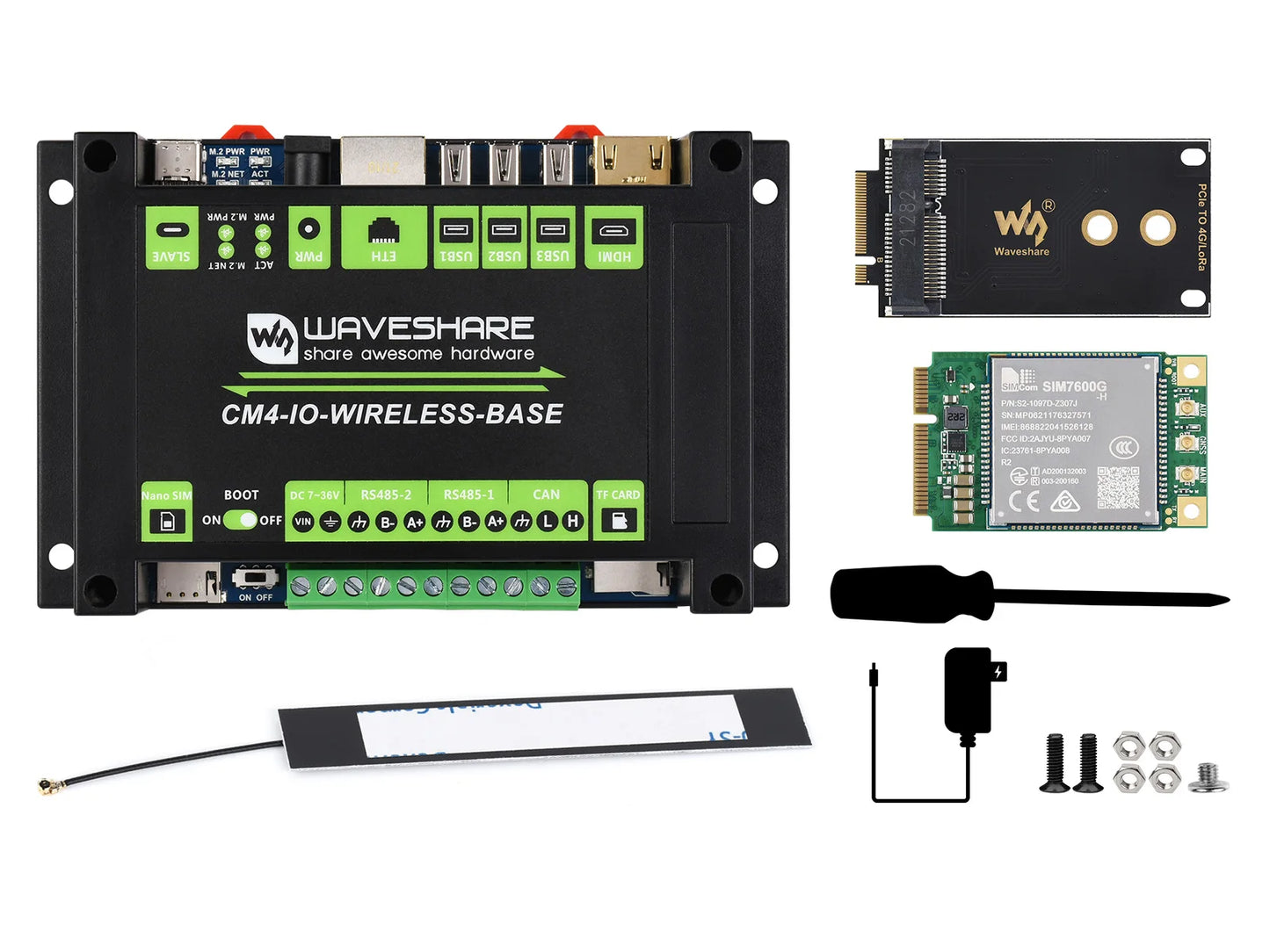 Custom Industrial IoT Wireless Expansion Module Designed for Raspberry Pi Compute Module 4, Suitable For Getaway, Wireless Router Manufacturer