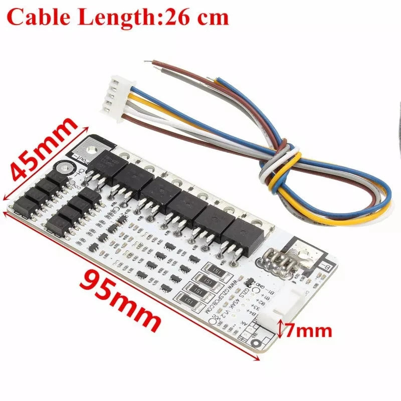 Custom Custom 4 Series 12V 60A Lithium LiFePo4 Cell Battery Protection BMS PCB Board W/ Balance Manufacturer