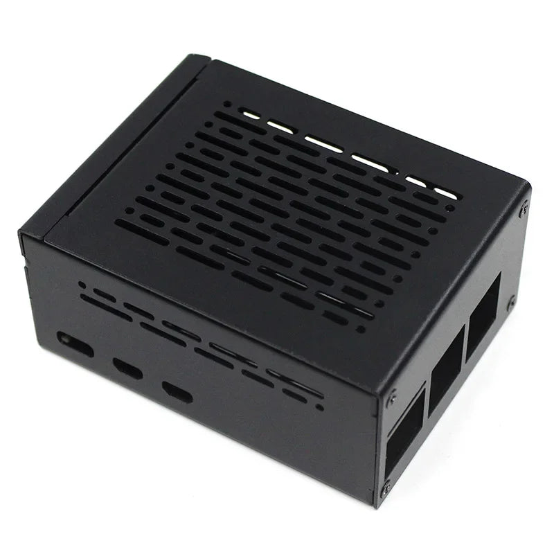 Raspberry Pi 5 PCIe to M.2 SSD Metal Enclosure - NVMe Heatsink Case for High-Speed Storage Expansion
