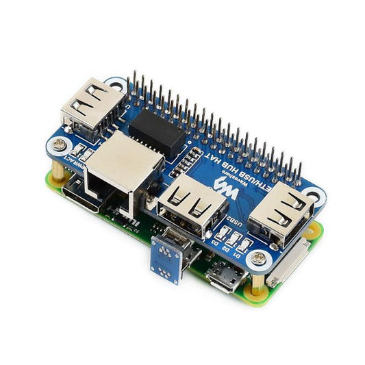 Custom Ethernet / USB HUB HAT for Raspberry Pi 1x RJ45 Ethernet Port 3x USB Ports 5V Custom PCB pcba android tv