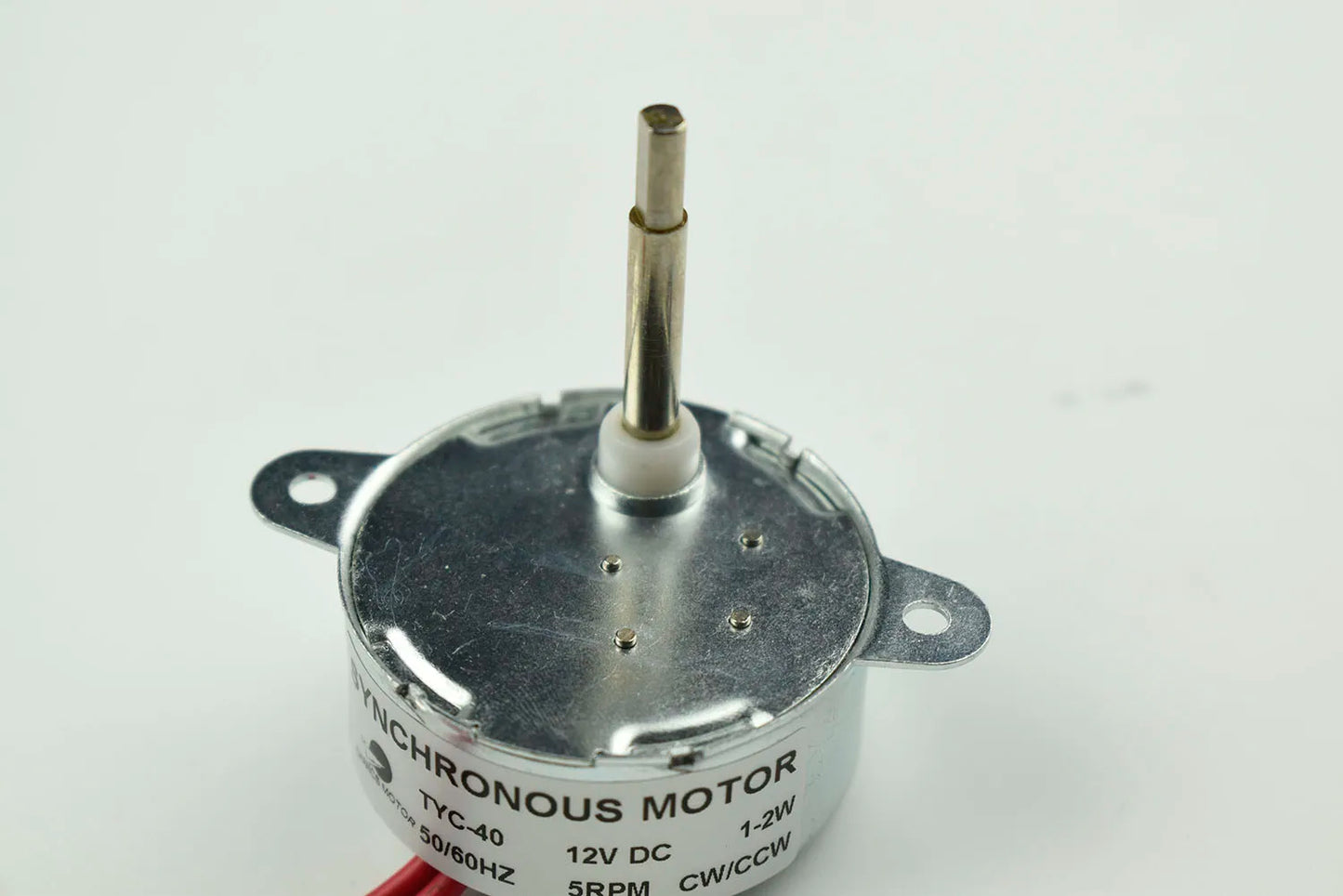 Custom Synchronous Motor TYC-40 AC 12V 5RPM CW/CCW Flat Shaft 35MM for Fiber Optic Light Christmas decoration Manufacturer