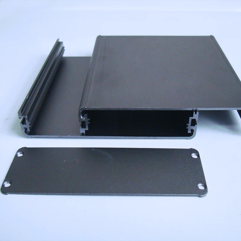 Custom gray color aluminum housing case for electronics project case 45(H)x122(W)x140(L) mm Manufacturer