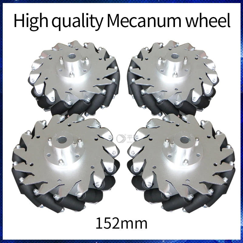 Custom PCBA omni wheels 152 mm A set of 4 Mecanum wheels 152 mm Manufacturer