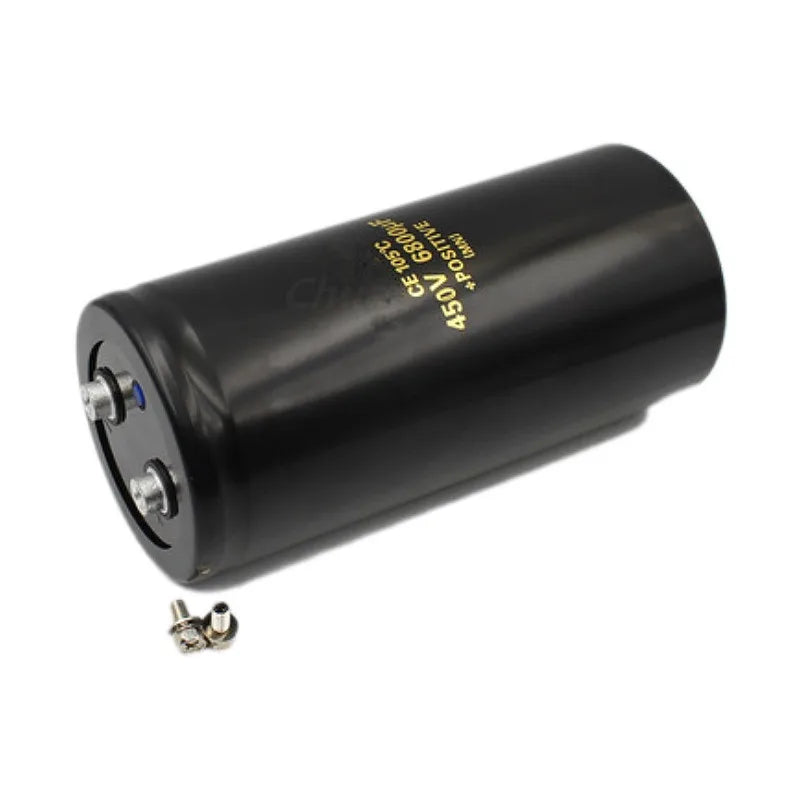 Custom 1/PCS 450V6800UF 76*160MM 6800UF 450V Bolt/Screw Foot Audio Filter Electrolytic Capacitor Manufacturer
