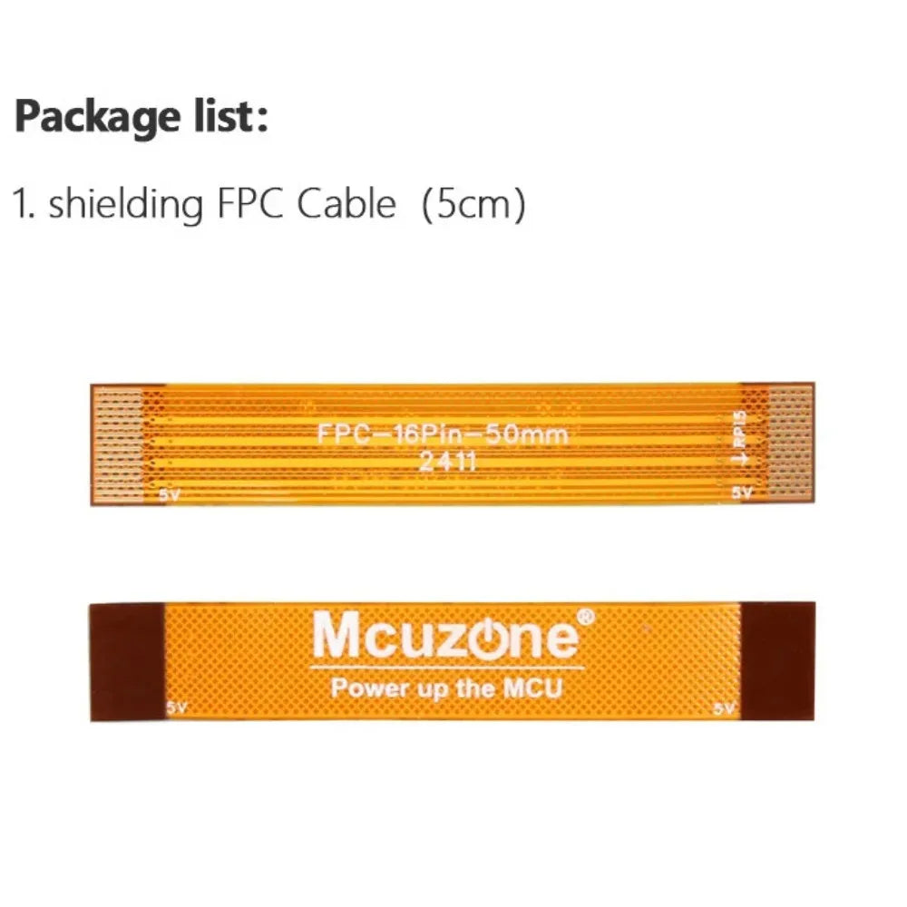 16Pin 0.5mm Pitch FPC Cable for Raspberry Pi 5, with Shielding and PCIe Differential Pair Impedance Control Custom