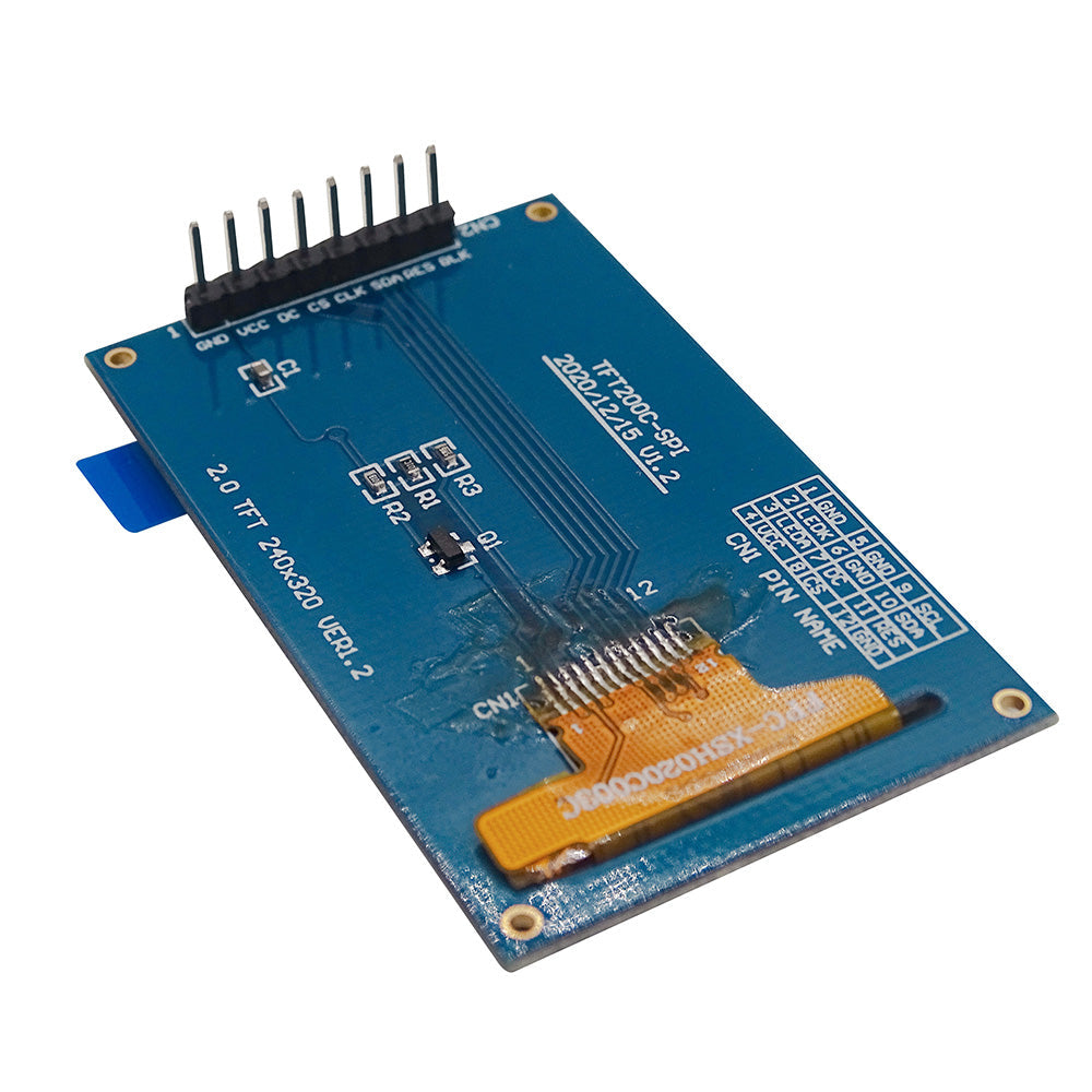 TFT Display 0.96 1.3 1.14 1.54 2.0 inch IPS 7P SPI HD 65K Full Color LCD Module ST7735 / ST7789 Drive IC 80*160 240*240 Custom