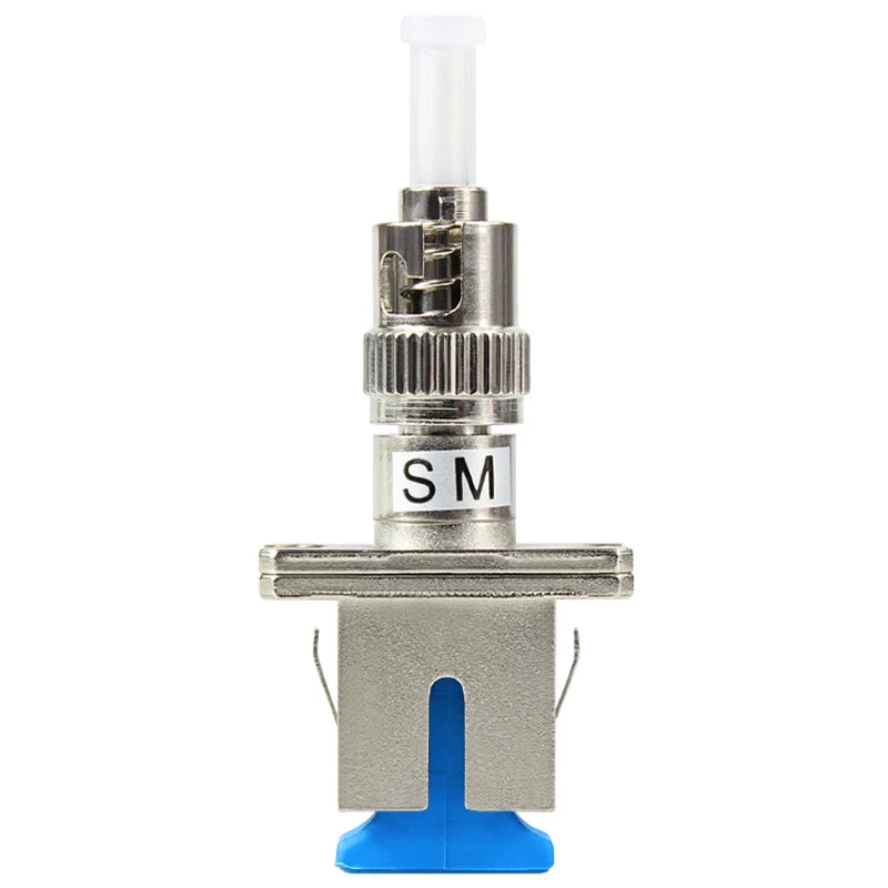 Custom 5PCS ST-SC adapter Connecter ST to SC flange adapter ST-SC Square metal Fiber Optic Adapter Fiber Optic coupler Manufacturer