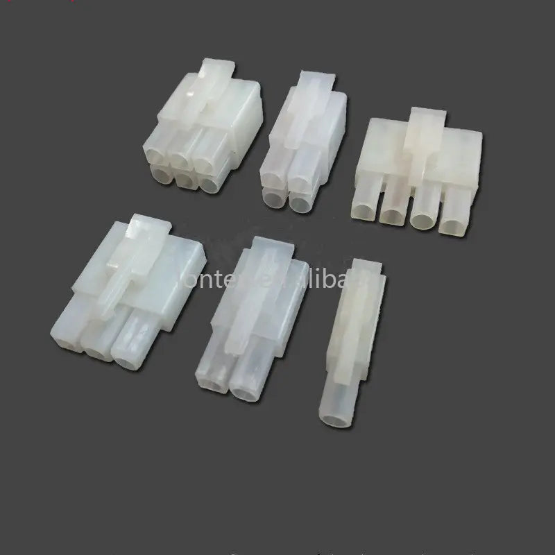 Custom 10pcs/lot L6.2 male connector spacing 6.2mm 1P 2P 3P 4P 6P 9P Aerial docking, plug connector, Tamiya auto connectors Manufacturer