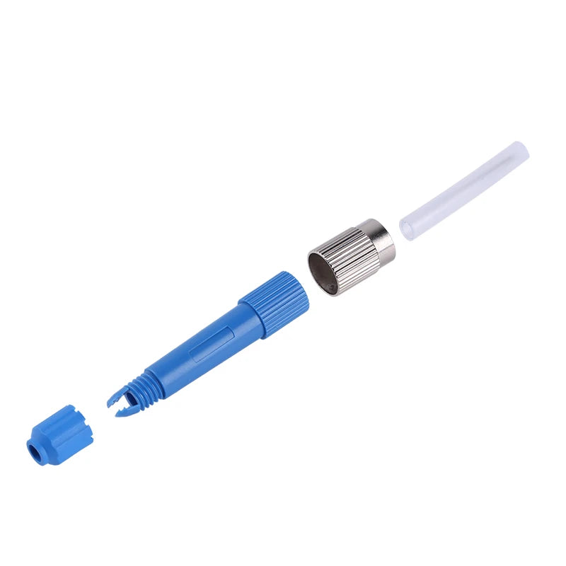 Custom 100PCS FC APC single-mode FTTH Fiber hot melt quick connection FC FTTH Fiber Optic Fast Connector FC Connector Manufacturer