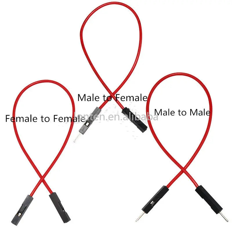 Custom 2.54MM Pitch Dupont Line Female / Male 2P 3 4 5 6 7 8 9 10 Pin Dupont Cable Connector Jumper Cable Wire 10cm/20cm/30cm Manufacturer