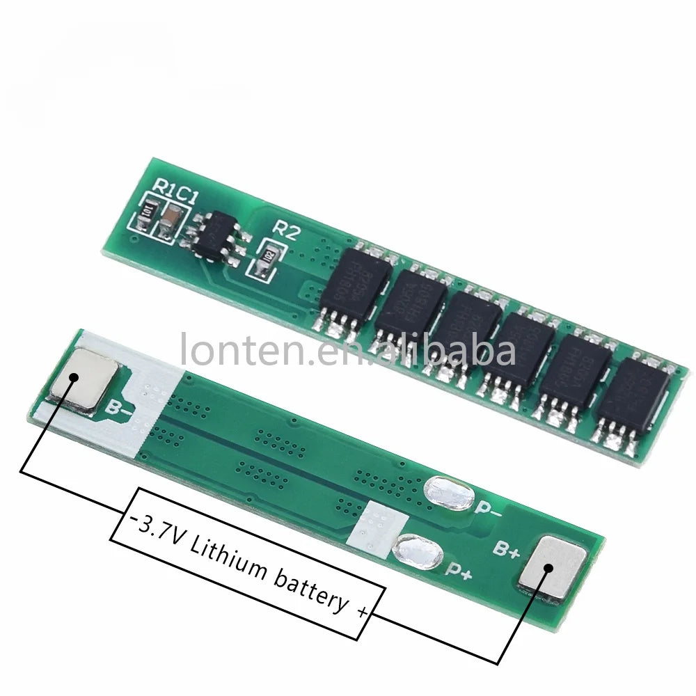 Custom 1S 15A 3.7V Li-ion 6MOS BMS PCM Battery Protection Board PCM for 18650 Lithium Lion Battery Manufacturer