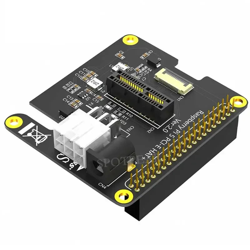 Raspberry Pi 5 PCIe Slot Expansion Board FFC Connector to Standard PCIe x1