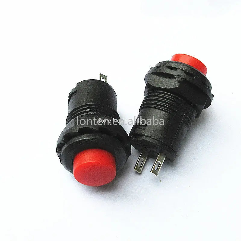Custom 5Pcs DS428 12mm Self-locking Push Button Switch Black Red Green Yellow Blue White Manufacturer