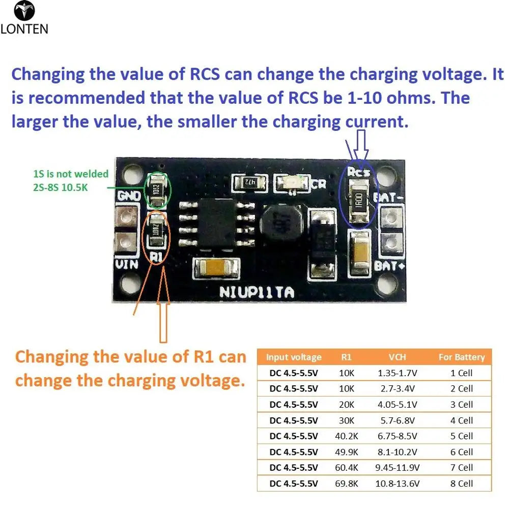 Custom 1-8 Cell 1.2V 2.4V 3.6V 4.8V 6V 7.2V 8.4V 9.6V NiMH NiCd Battery Dedicated Charger Charging Module Board Manufacturer