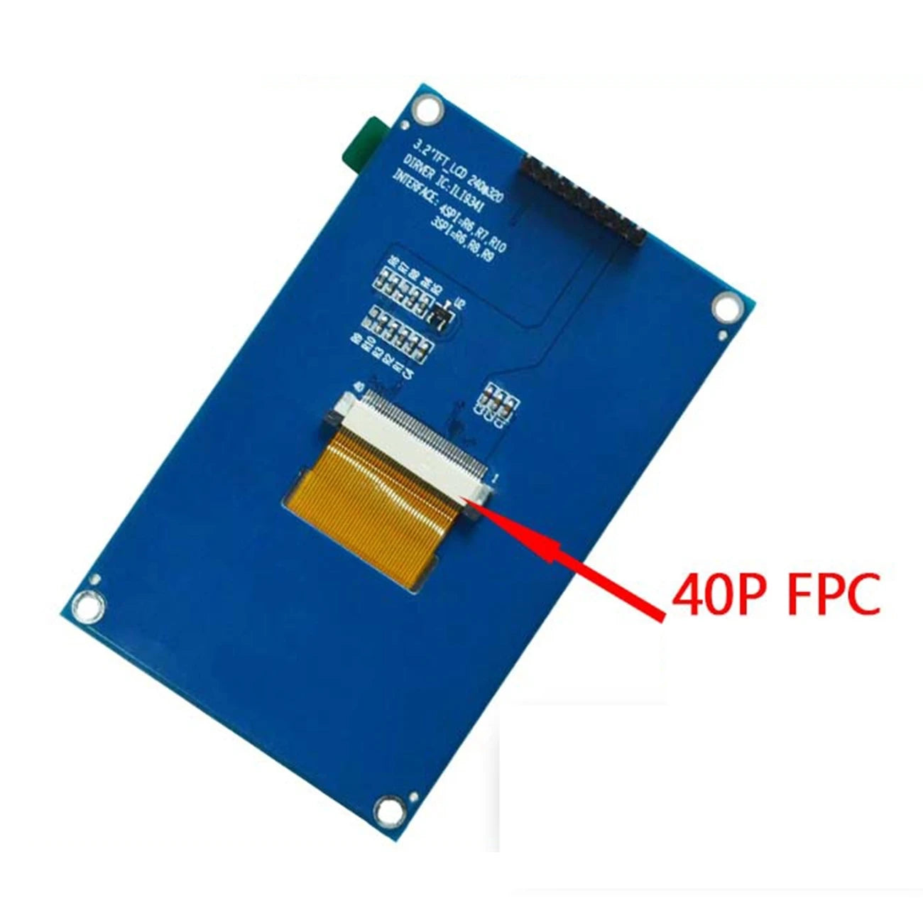 Custom 3.2 inch TFT LCD SPI LCD module serial LCD display for Arduin0 Manufacturer