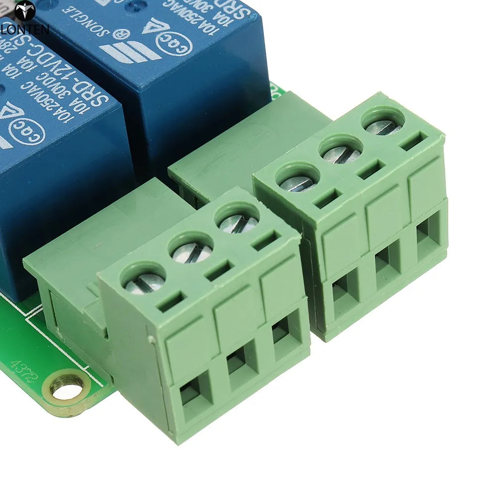 Custom Lonten Modbus-Rtu 2-way Relay Module Output 2 Channel Switch Input TTL/RS485 Interface Communication Manufacturer