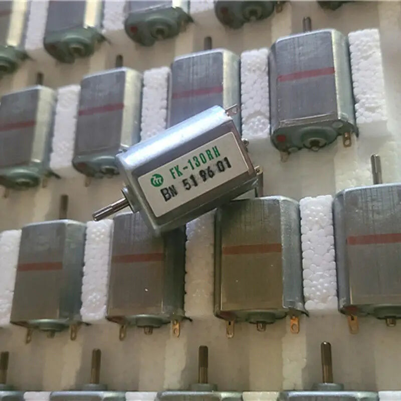 Custom FK-130RH-09490 DC 6V 9V 12V Mini Micro 15mm*20mm 130 Electric Carbon Brush Motor 2mm Splined Shaft AV car navigation Manufacturer