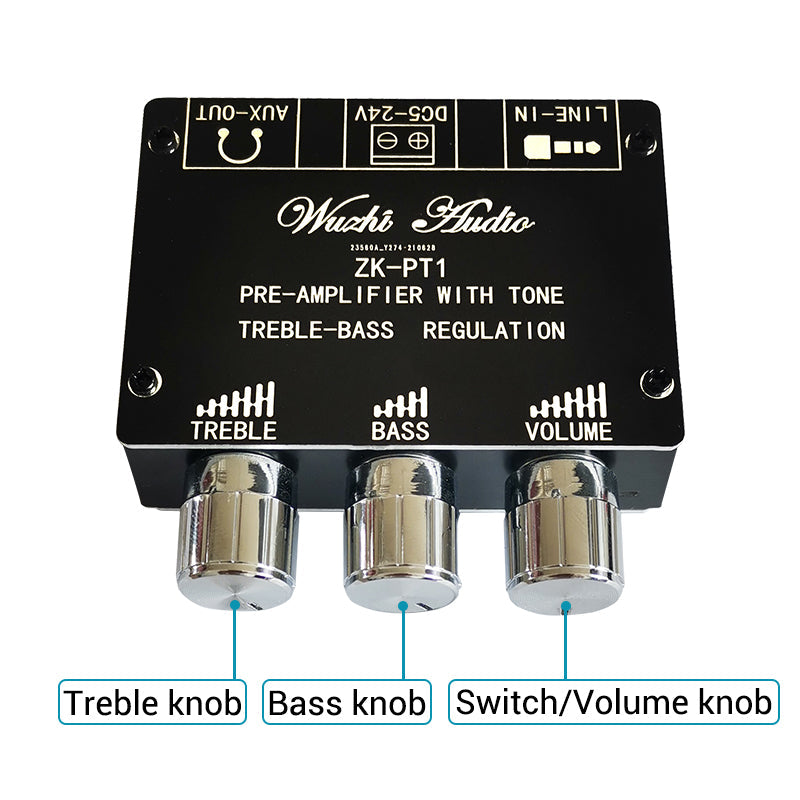 NE5532 Tone Preamplifier -Compatible Board Audio Equalizer Wireless Receiver Preamp Aux Pre Amplifier Aux DC5-24V pcb assembly customize