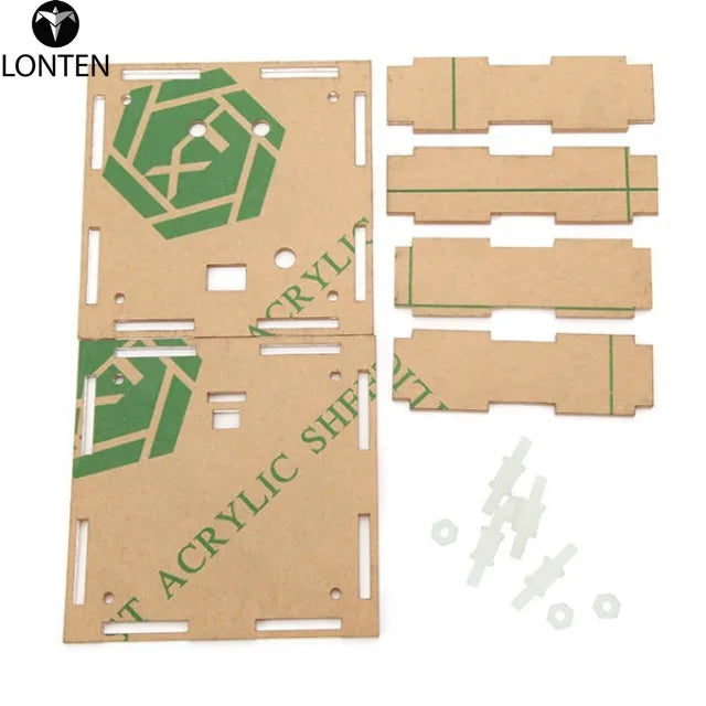 Custom Lonten Transparent Case Housing Shell For Upgrade DIY EC1515B DS1302 LED Electronic Clock Kit Manufacturer