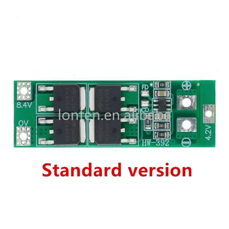 Custom 2S 20A 7.4V 8.4V 18650 Lithium Battery Protection Board/BMS Board Standard/Balance Manufacturer