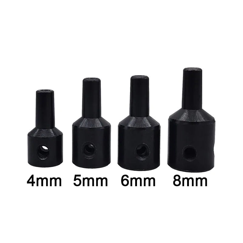 Custom 1PCS Jt0 drill chuck 4mm/5mm/6mm/8mm adaptor connecting rod shaft sleeve steel copper coupling Manufacturer