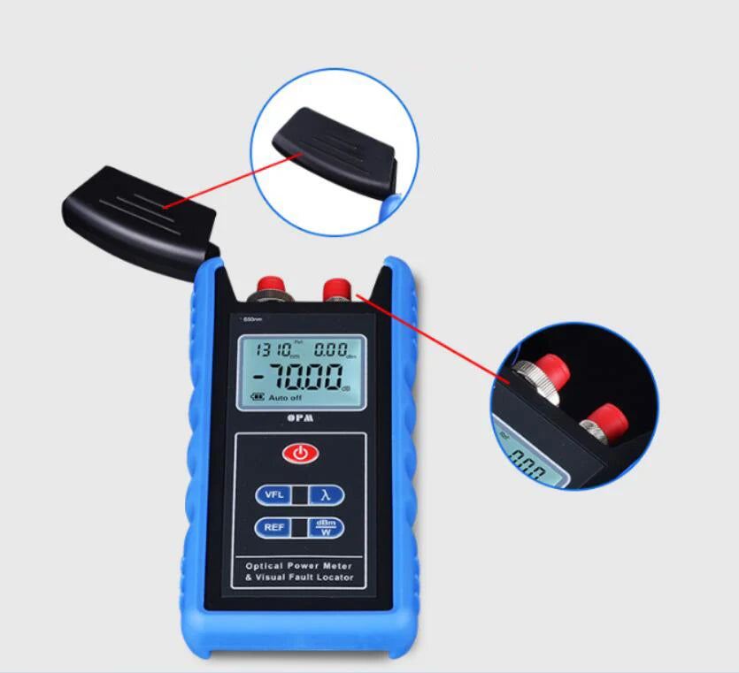 Custom Laser Light Source + Optical Power Meter TL-560 Fiber Power Meter and 5MW Fiber optic Visual Fault Locator Manufacturer