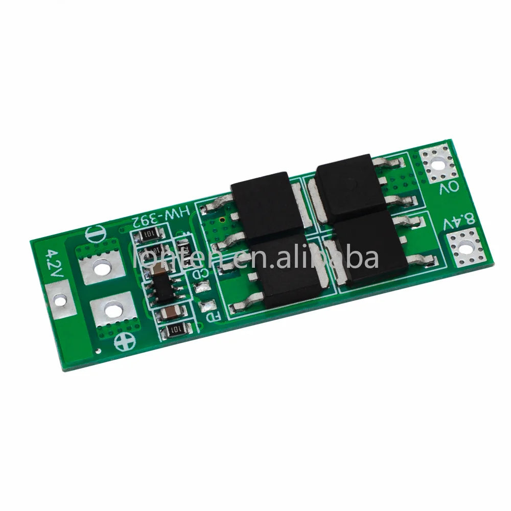 Custom 2S 20A 7.4V 8.4V 18650 Lithium Battery Protection Board/BMS Board Standard/Balance For DIY Manufacturer