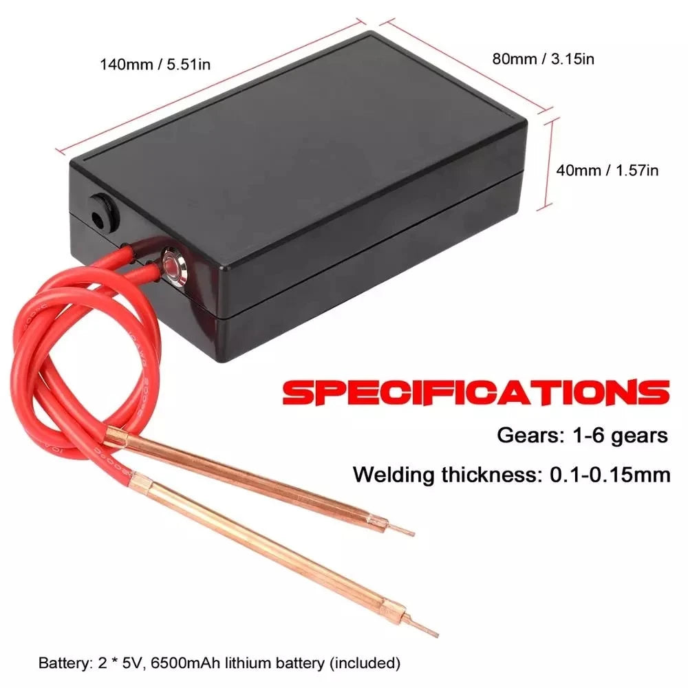Custom DIY Handheld Welding Soldering Machine18650/32650 Li-ion Battery Mini Spot Welder Pens Display Power Spot Welding Power DC CableManufacturer