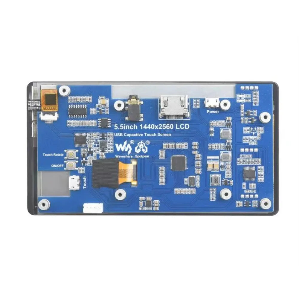 5.5inch 1440x2560 LCD,Raspberry Pi 5.5inch 2K Capacitive Touch LCD Display, HD Interface, IPS Screen