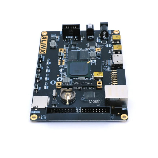 Custom Custom PCB Alinx XILINX FPGA Black Gold Development Board Spartan-7 VIVADO AX7050 XC7S50FGG484 Companion video tutorial pcba des Manufacturer