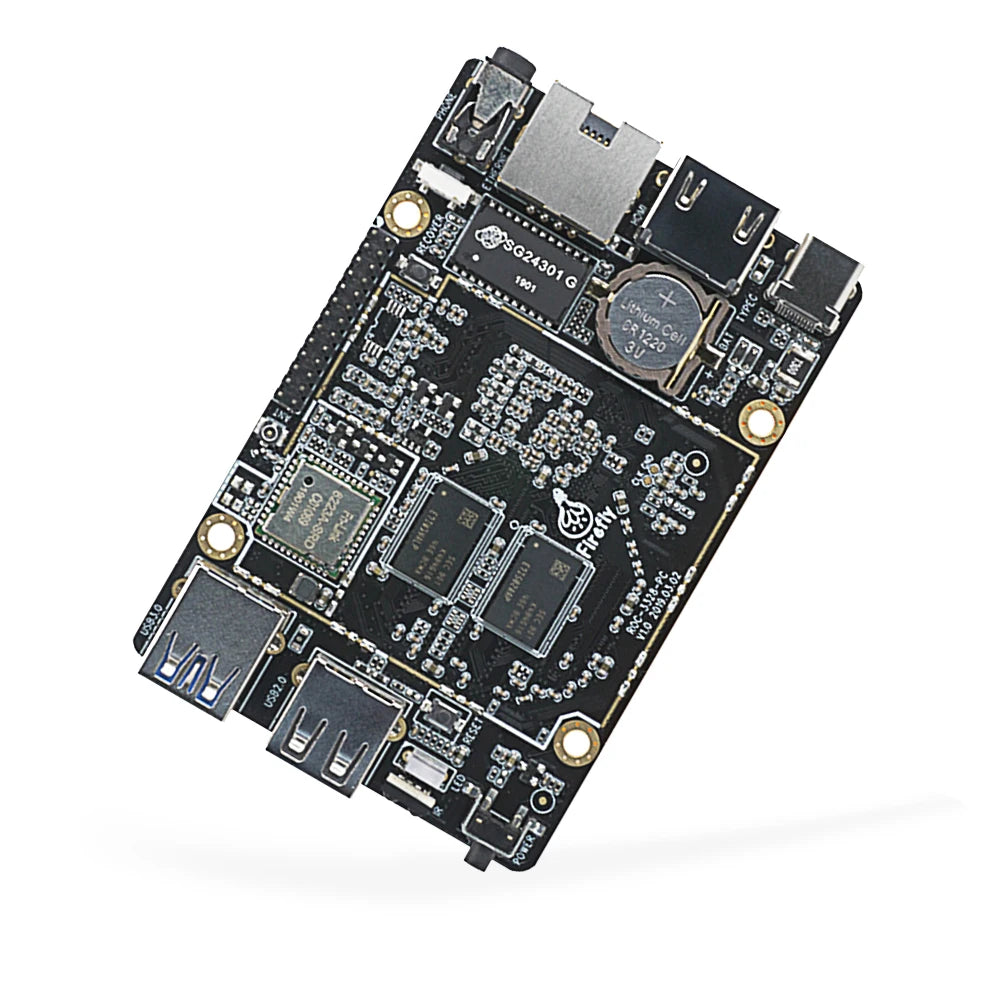 Custom Firefly ROC-RK3328-PC Mini PC RK3328 Quad-core Cortex-A53 64-bit Processor Mali-450 GPU Android/Linux RK3328PC Custom PCB Manufacturer