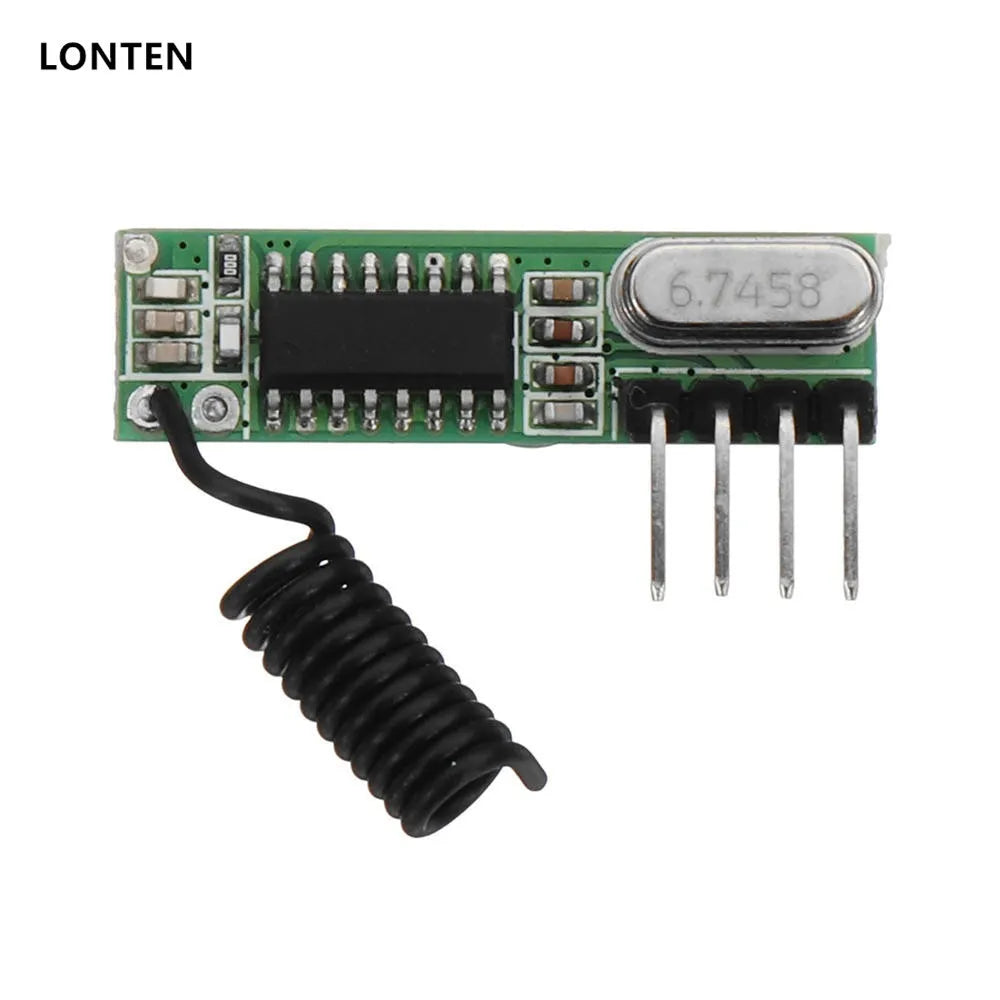 Custom Lonten 10pcs/lot DC3~5V AK-119 433.92MHZ 4 Pin Superheterodyne Receiver Board Without Decoding -105dBm Sensitivity Manufacturer