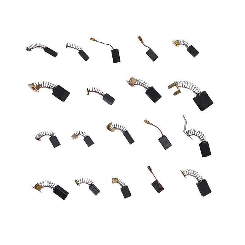 Custom 2pcs Carbon brush drill electric grinder replacement carbon brush graphite copper spare parts for electric motors graphite brush Manufacturer