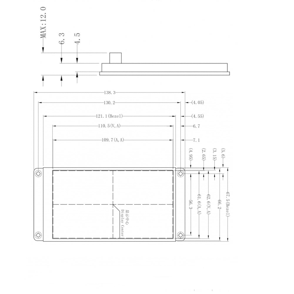 LONTEN 5 inch Serial screen DGUS II smart wifi module interface capacitive touch LCD screen 854*480 Custom