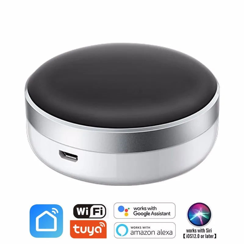 Custom New Tuya App Universal IR Smart Remote Controller WiFi+Infrared Home Control Hub 360 Degrees Google Assistant For Alexa IFTTT Manufacturer